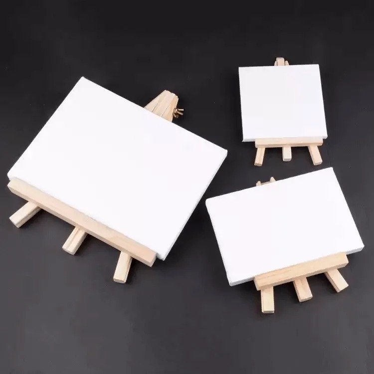 Mini Canvas With Wooden Stands