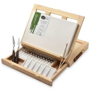WOODEN ARTIST EASEL PAINTING KIT 20% off