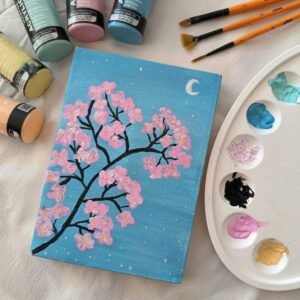 BLOSSOM NIGHT CANVAS PAINTING| Painting for Sale 20% off