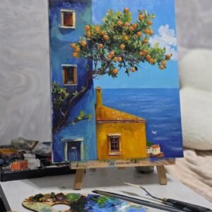 HOUSE CANVAS PAINTING| Painting for Sale 20% off