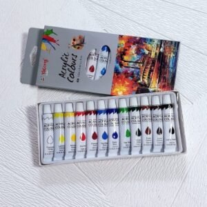 YALONG ACRYLIC COLOURS SET - 12 PCS 20% off